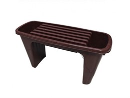 Скамейка-перевертыш садовая (коричневый) 14666
