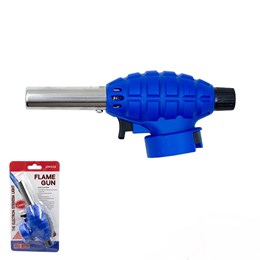 Горелка газовая с пьезоподжигом QM-630 Лимонка 360 град многофункциональная 14243